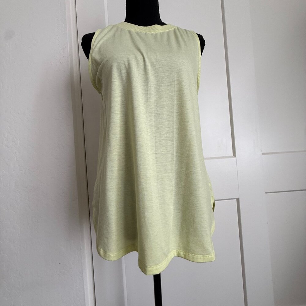Women's TEK Gear Workout Sleeveless Shirt Size M, Yellow